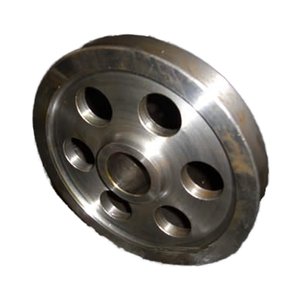 Wear Resistant Forged Steel Crane Gantry Rail Wheel Crane Rail Trolley Wheel