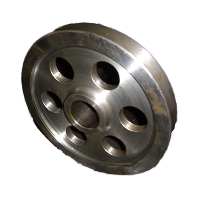 Wear Resistant Forged Steel Crane Gantry Rail Wheel Crane Rail Trolley Wheel