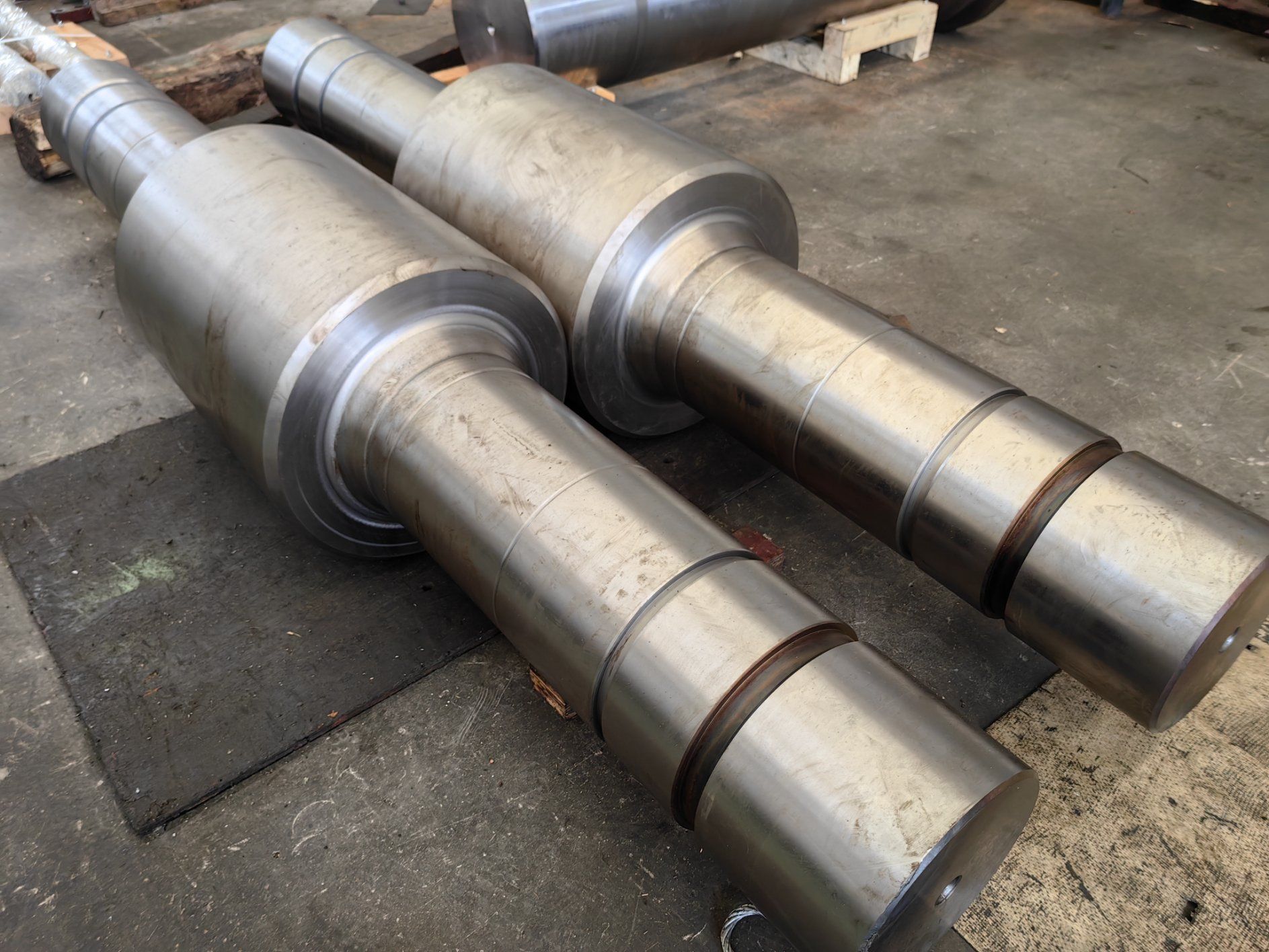 Forging Main Drive Shaft for German KHD Cement Roller Press Machine