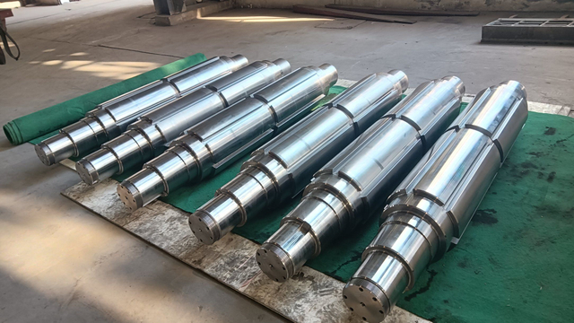 Wearing Resistant 4140 Forging Steel Work Roller for Crushing Tyre