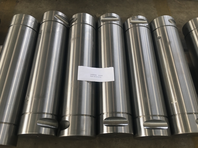 HRC55-60 Pin Shaft for Excavator Parts with Forging Steel 40CrNiMo/4340