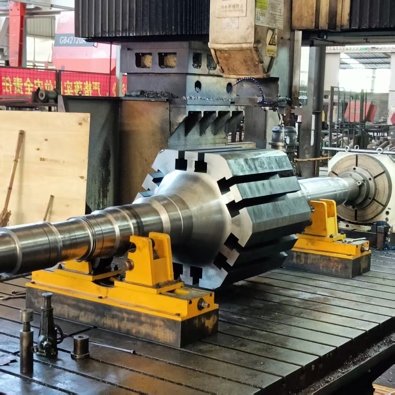 gantry center machining of the motor shaft.jpg