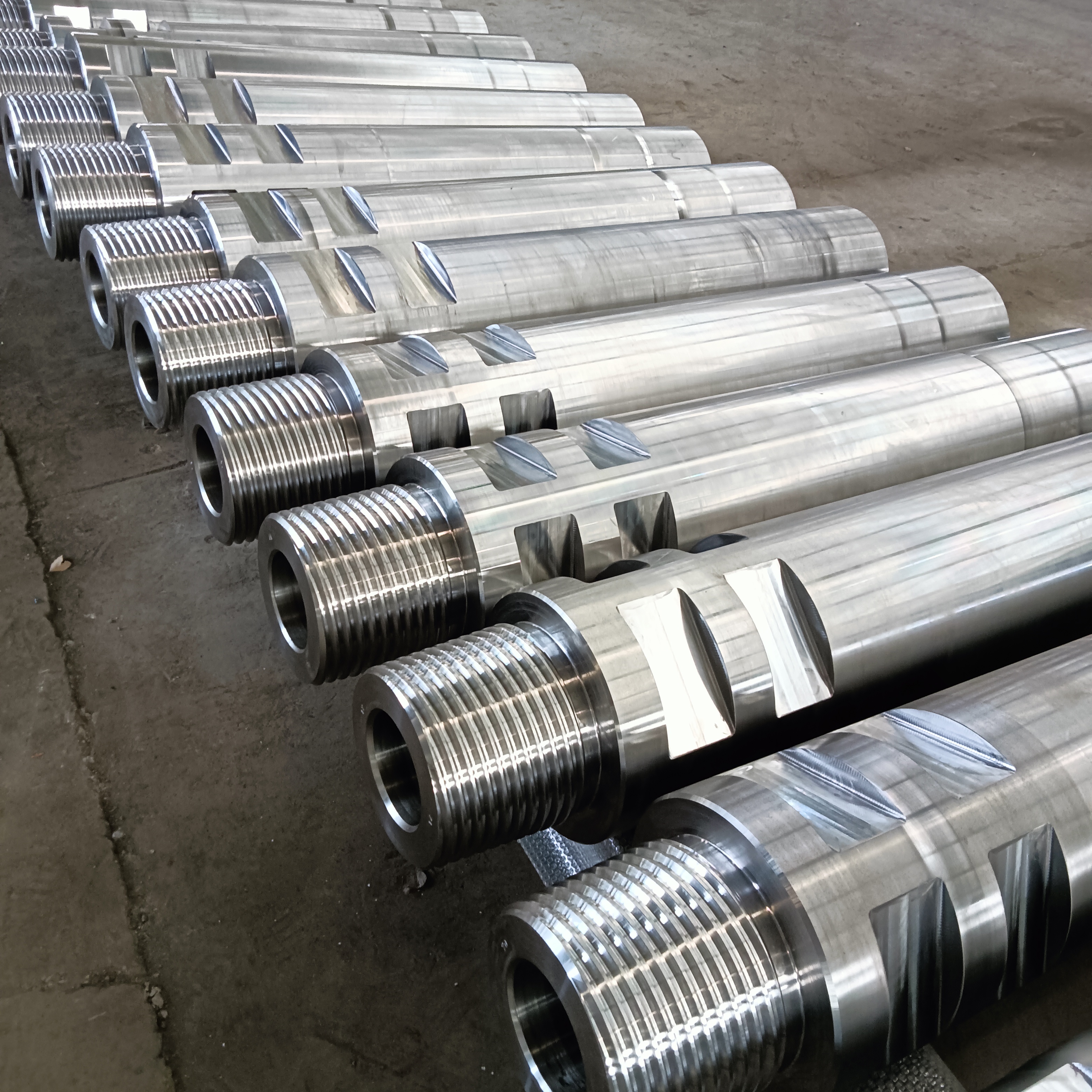 High Strength 4330V Steel Raise Boring Forging Drill Rod with OD 12-7/8'' for Shaft Construction