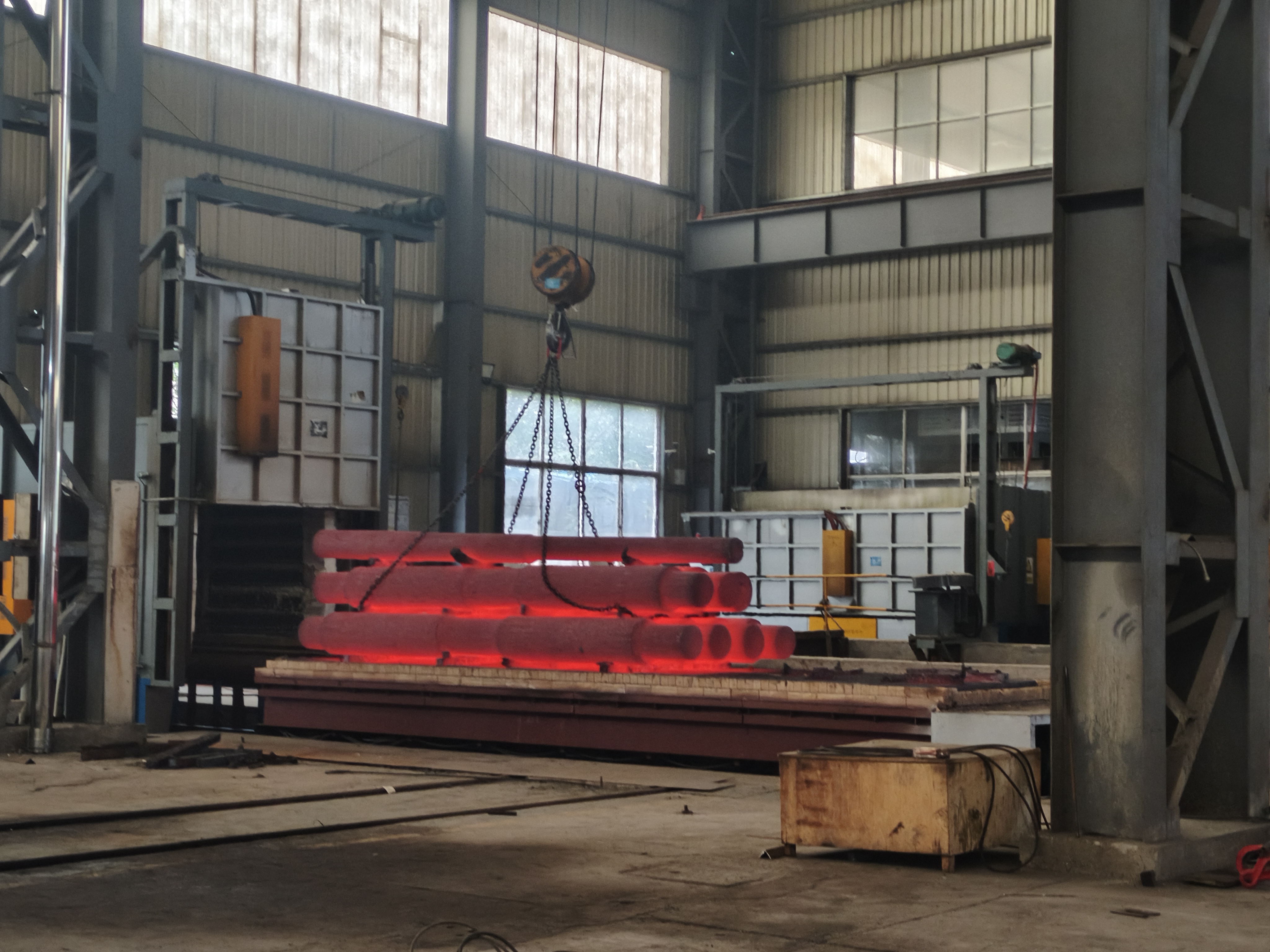 Heat Treatment of forged roll