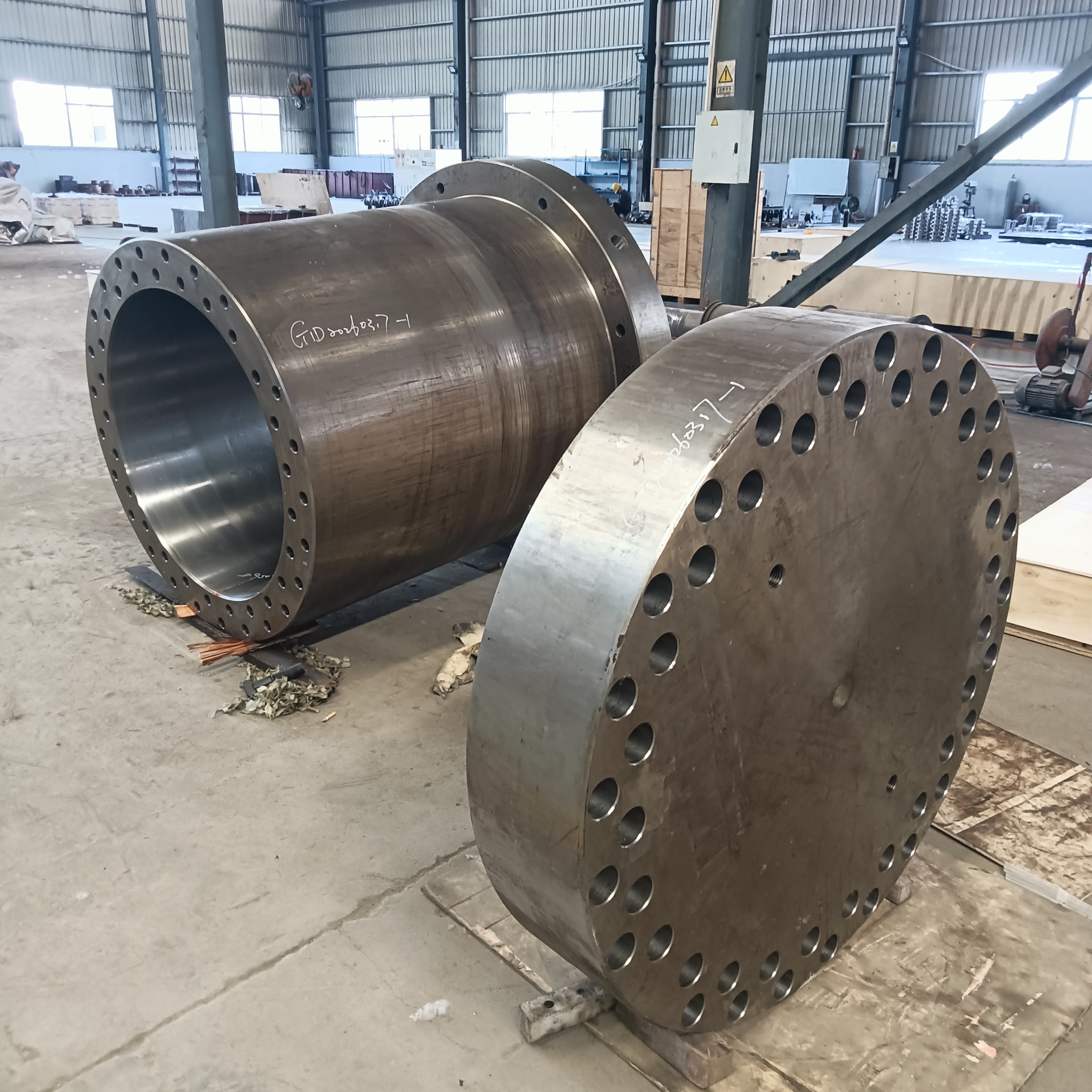 2000 Tons Wear Resistant Forging Hydraulic Cylinder Barrel for Artificial Board Hot Press Machine
