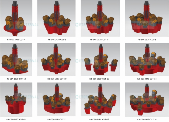 reamer heads different installation position