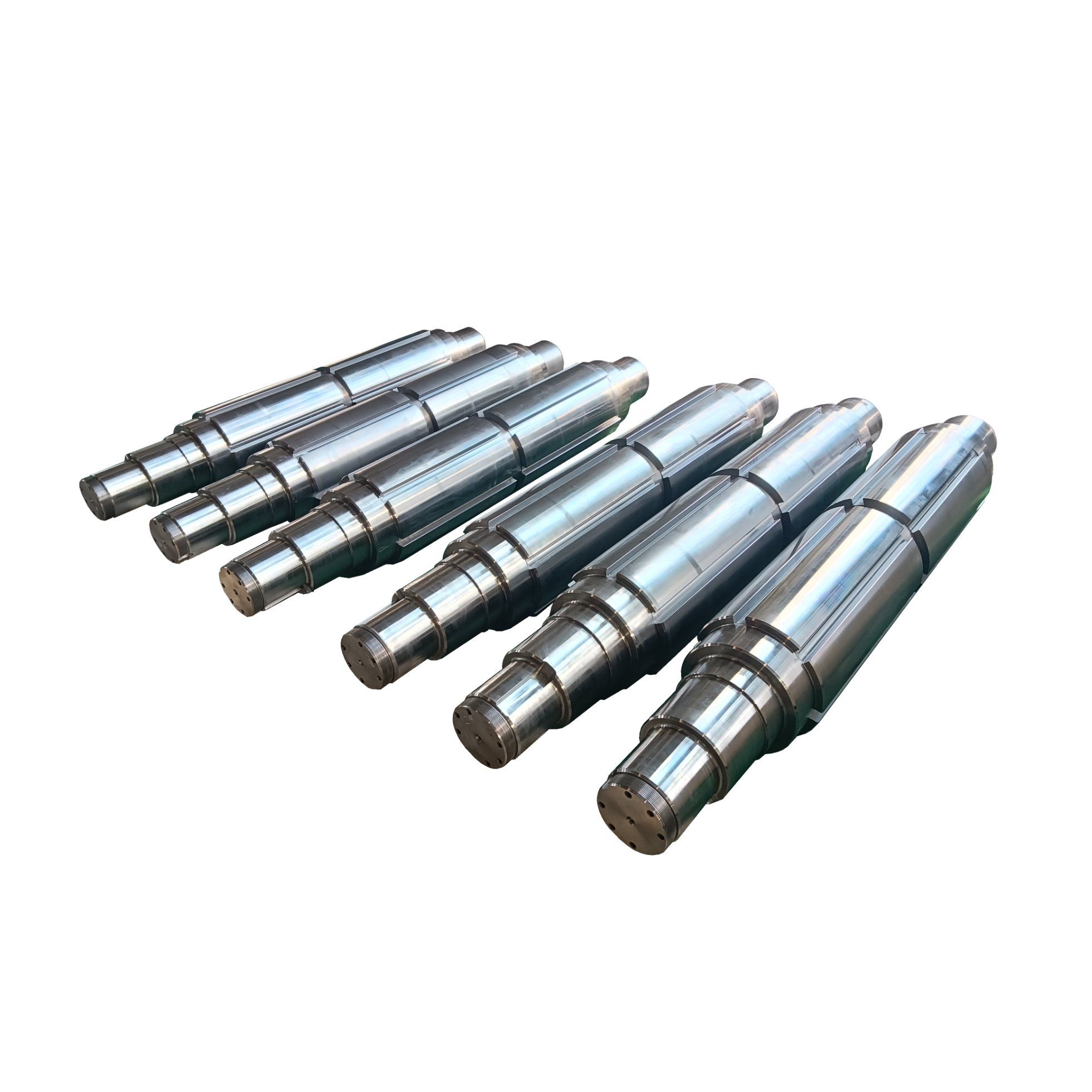 Wearing Resistant 4140 Forging Steel Work Roller for Crushing Tyre