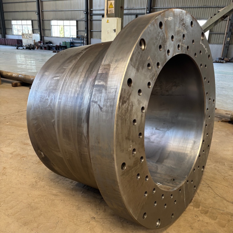 High pressure single acting Hydraulic Cylinder Forging for 2500 Tons Particle Board Press