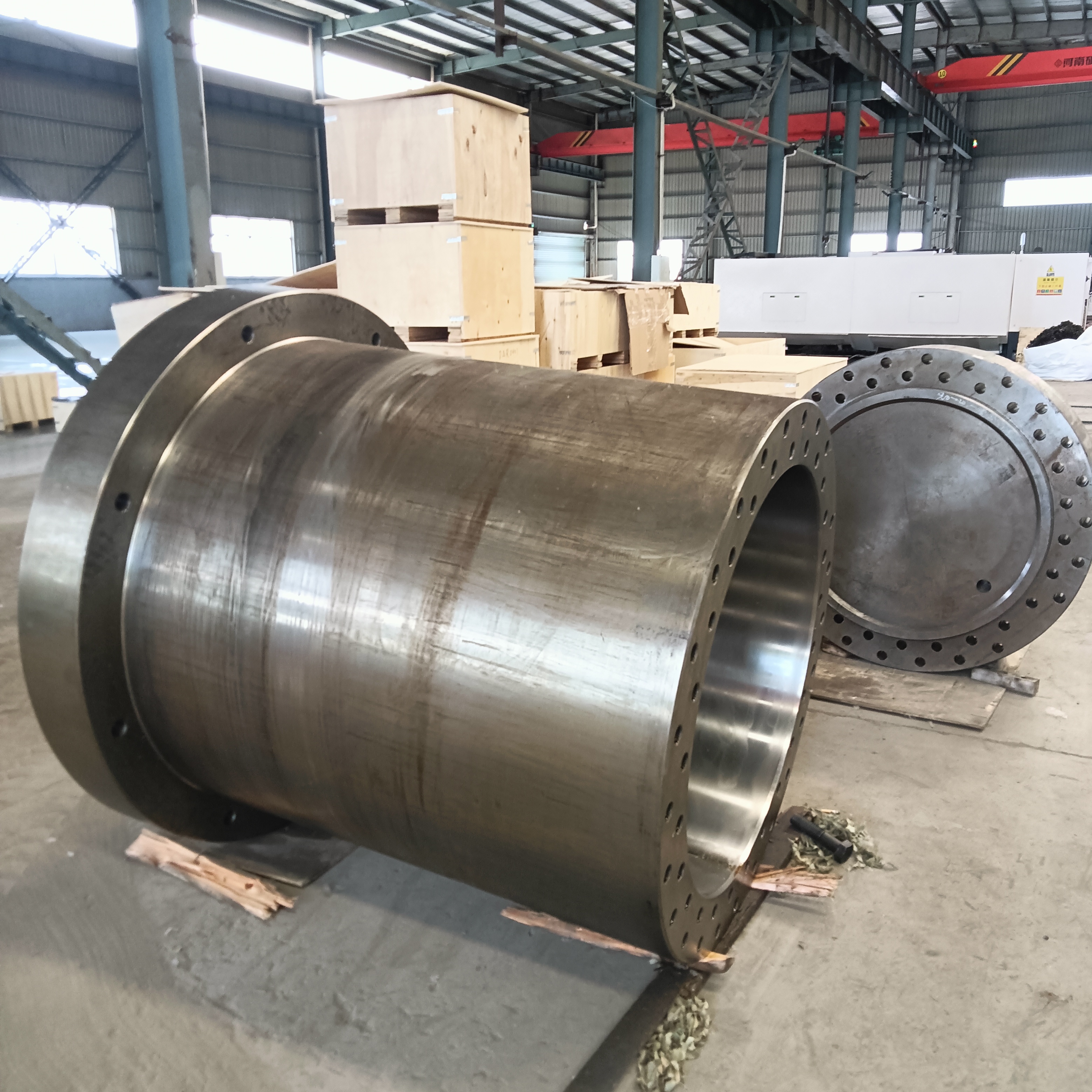 2000 Tons Artificial Board Hot Press Forging Hydraulic Cylinder Barrel 
